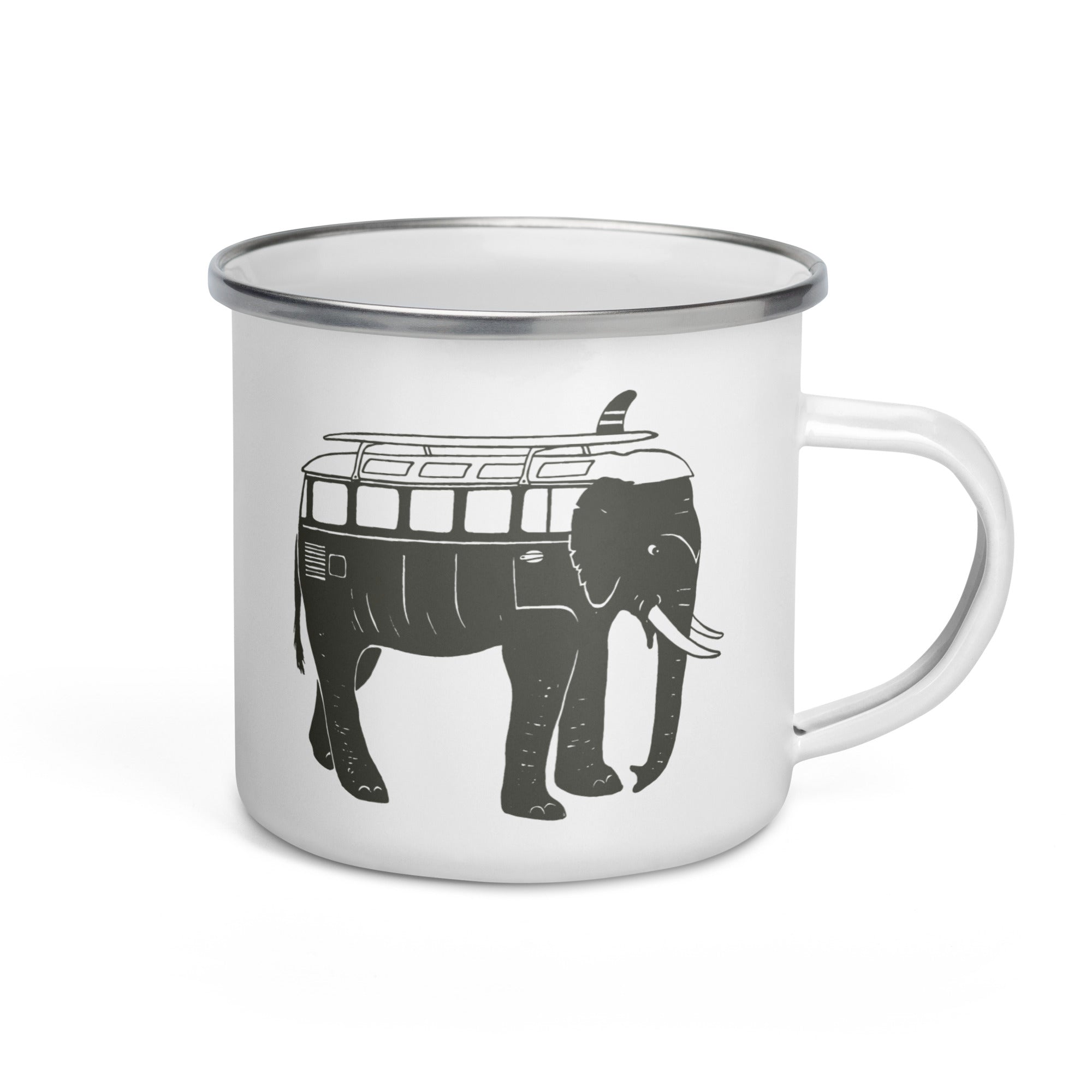 Easy Ride Elephant Enamel Mug - OVERLANDERS Outfitter