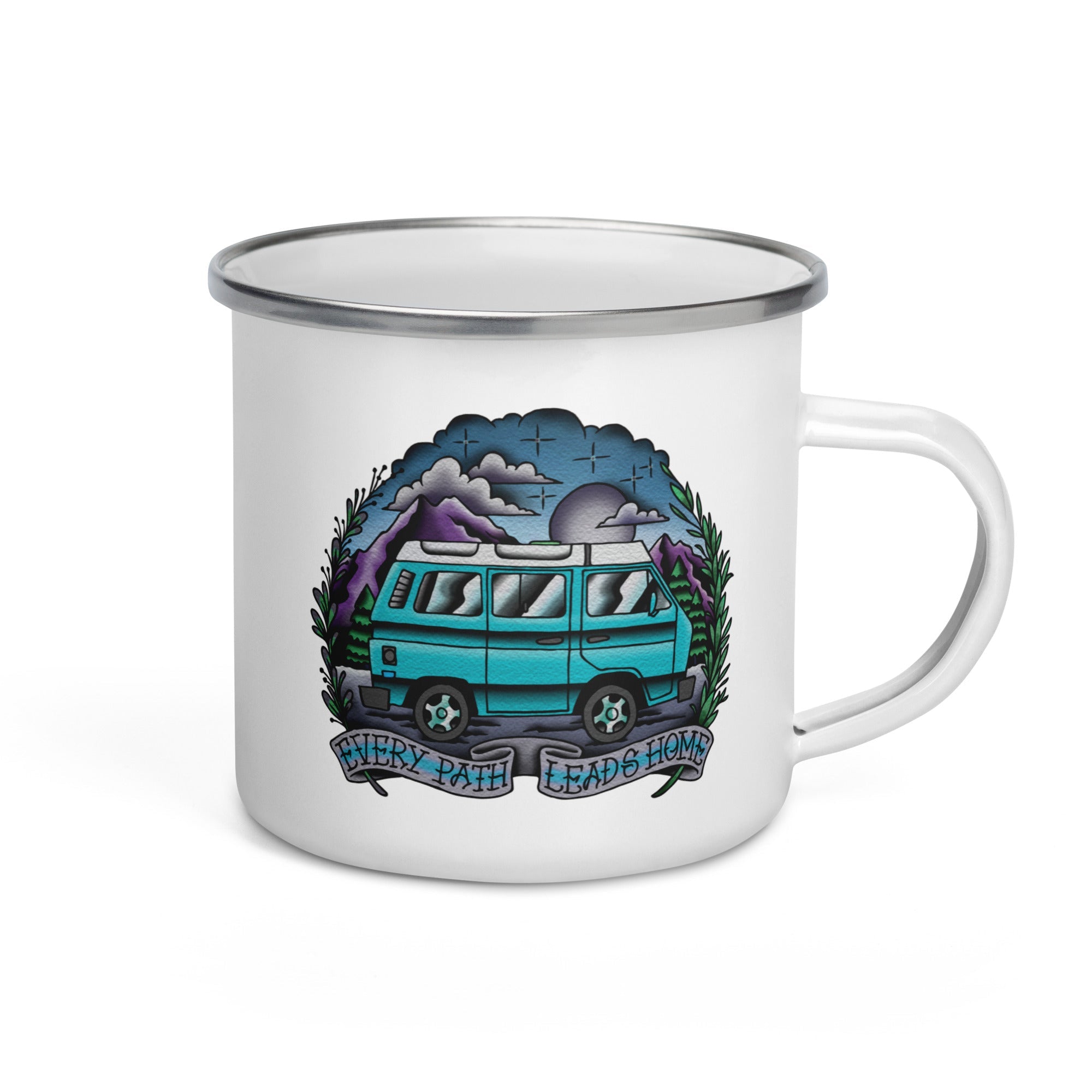 Every Path Leads Home Enamel Mug - OVERLANDERS Outfitter