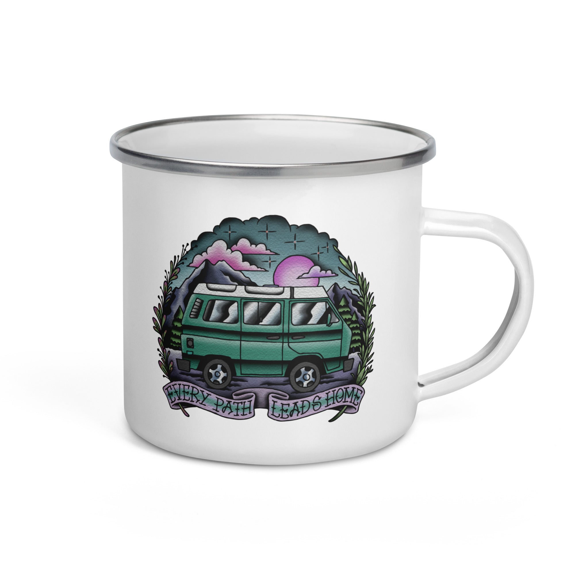 Every Path Leads Home Enamel Mug - OVERLANDERS Outfitter