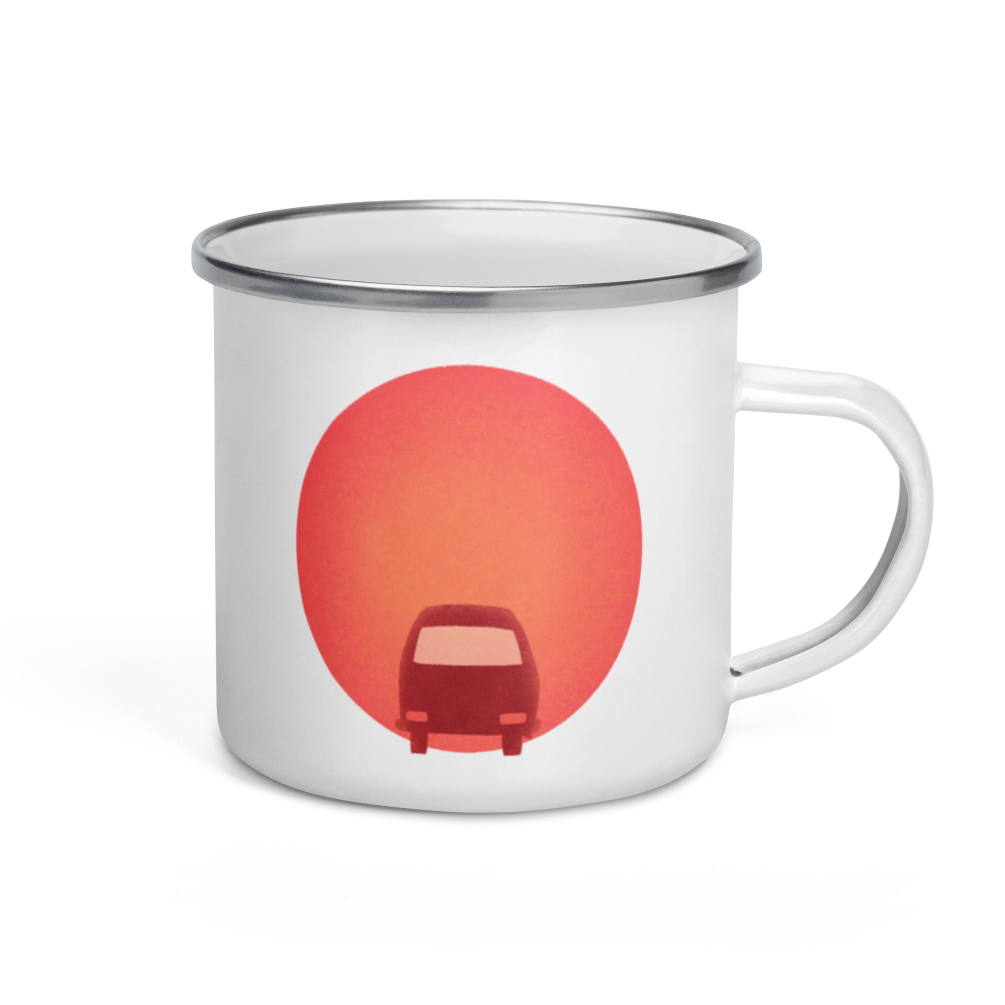 Sunset Bus Enamel Mug - OVERLANDERS Outfitter