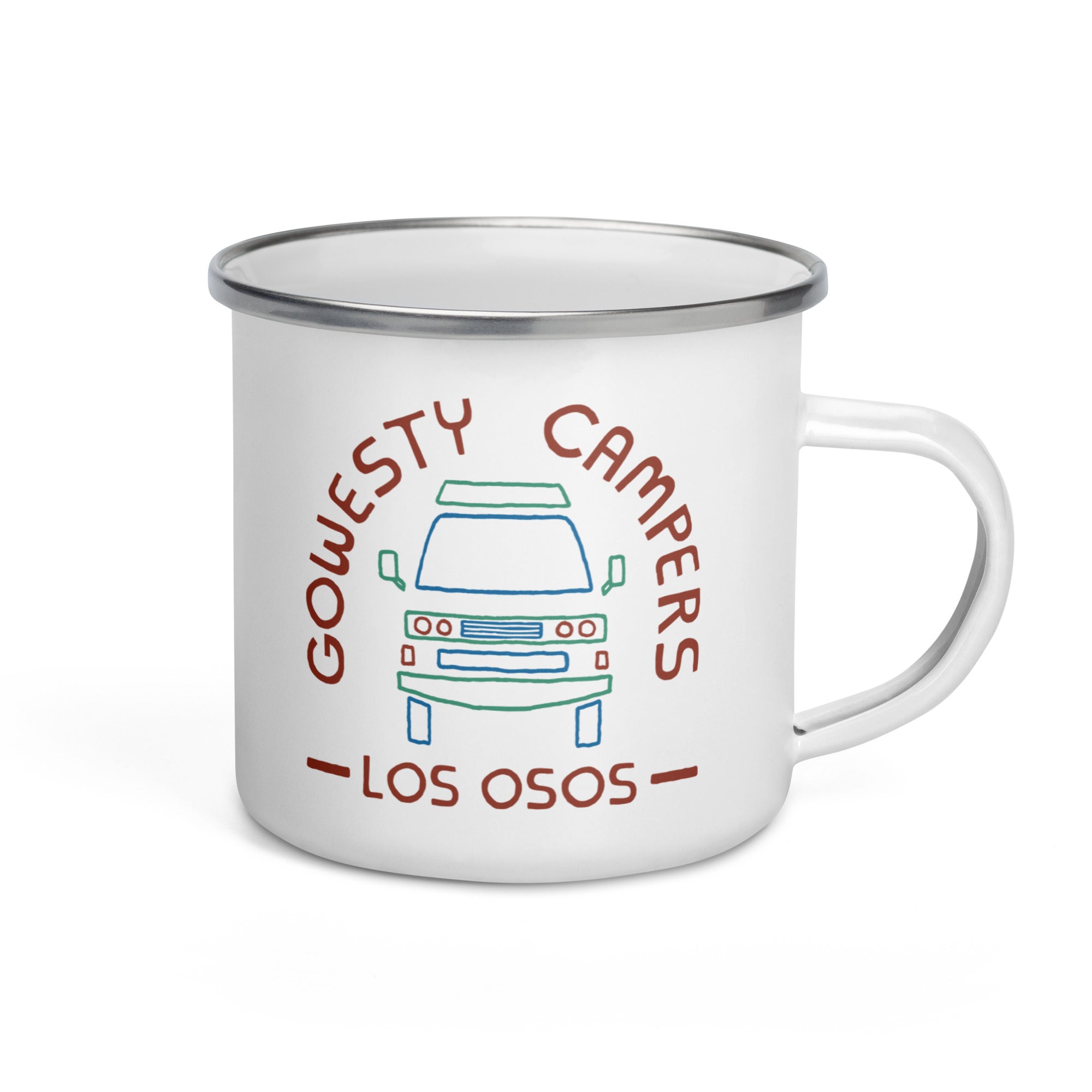 Friendly Face Enamel Mug - OVERLANDERS Outfitter