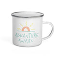 Advanture Awaits Enamel Mug - OVERLANDERS Outfitter