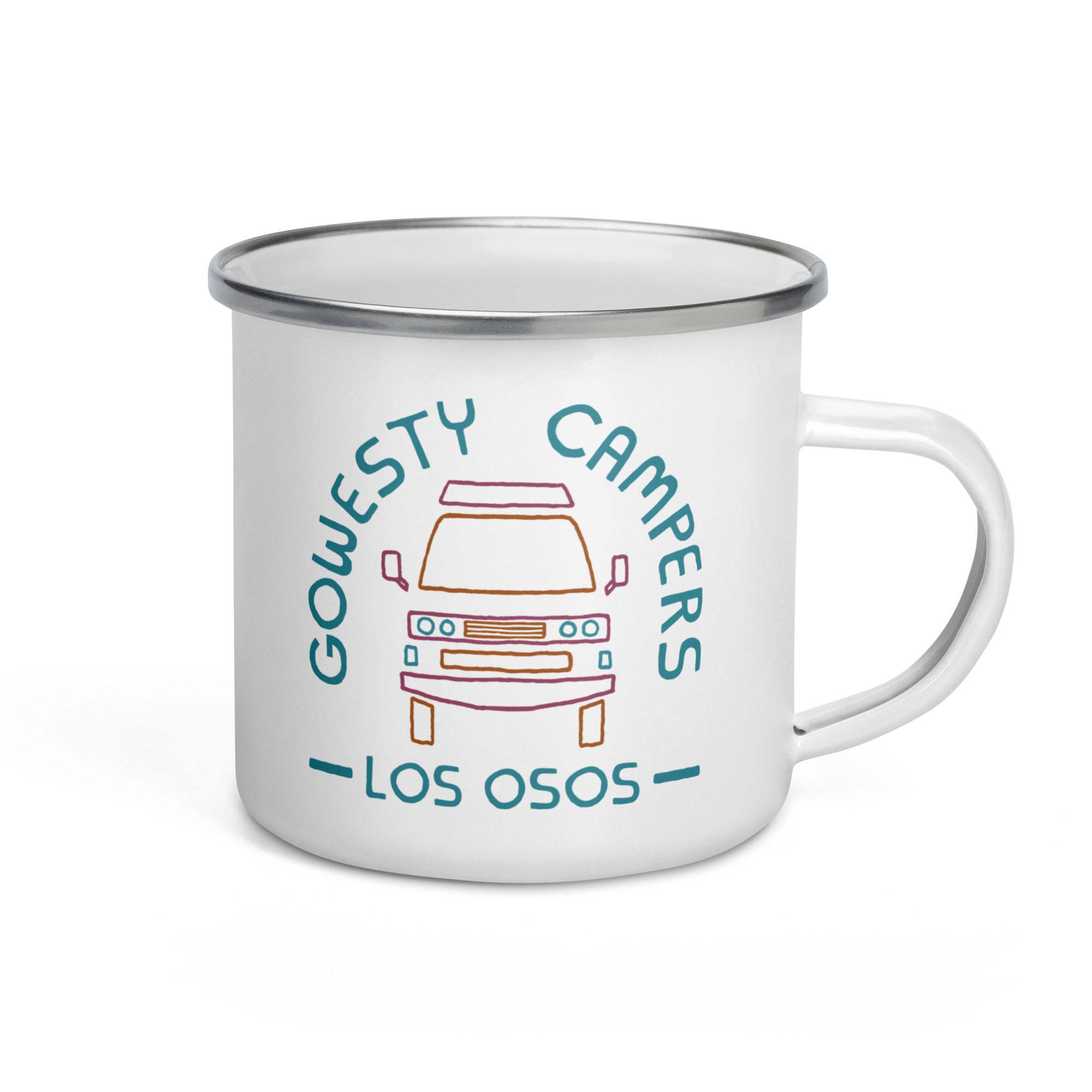 Friendly Face Enamel Mug - OVERLANDERS Outfitter