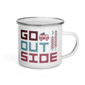 Go Outside Enamel Mug - OVERLANDERS Outfitter