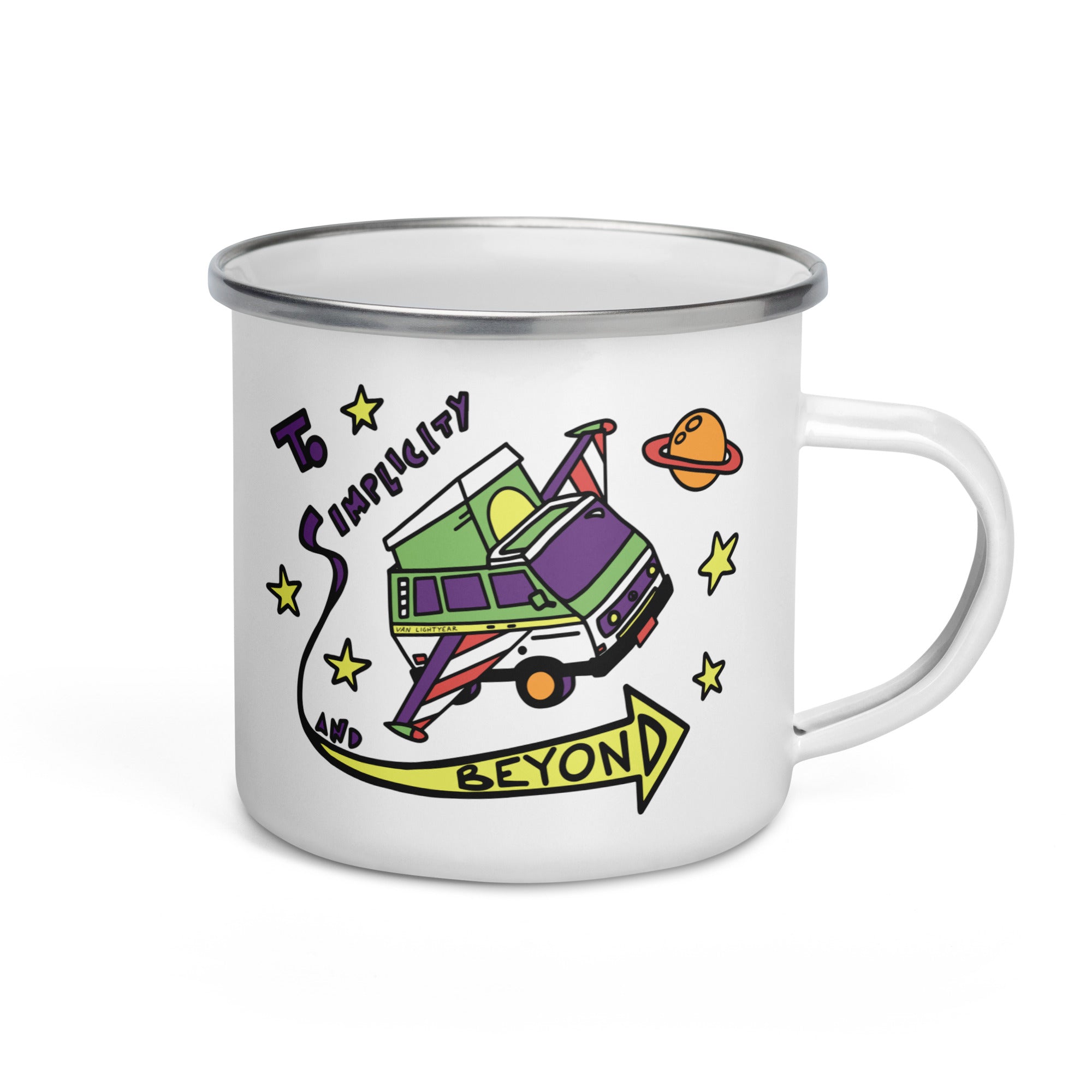 Van Lightyear Enamel Mug - OVERLANDERS Outfitter