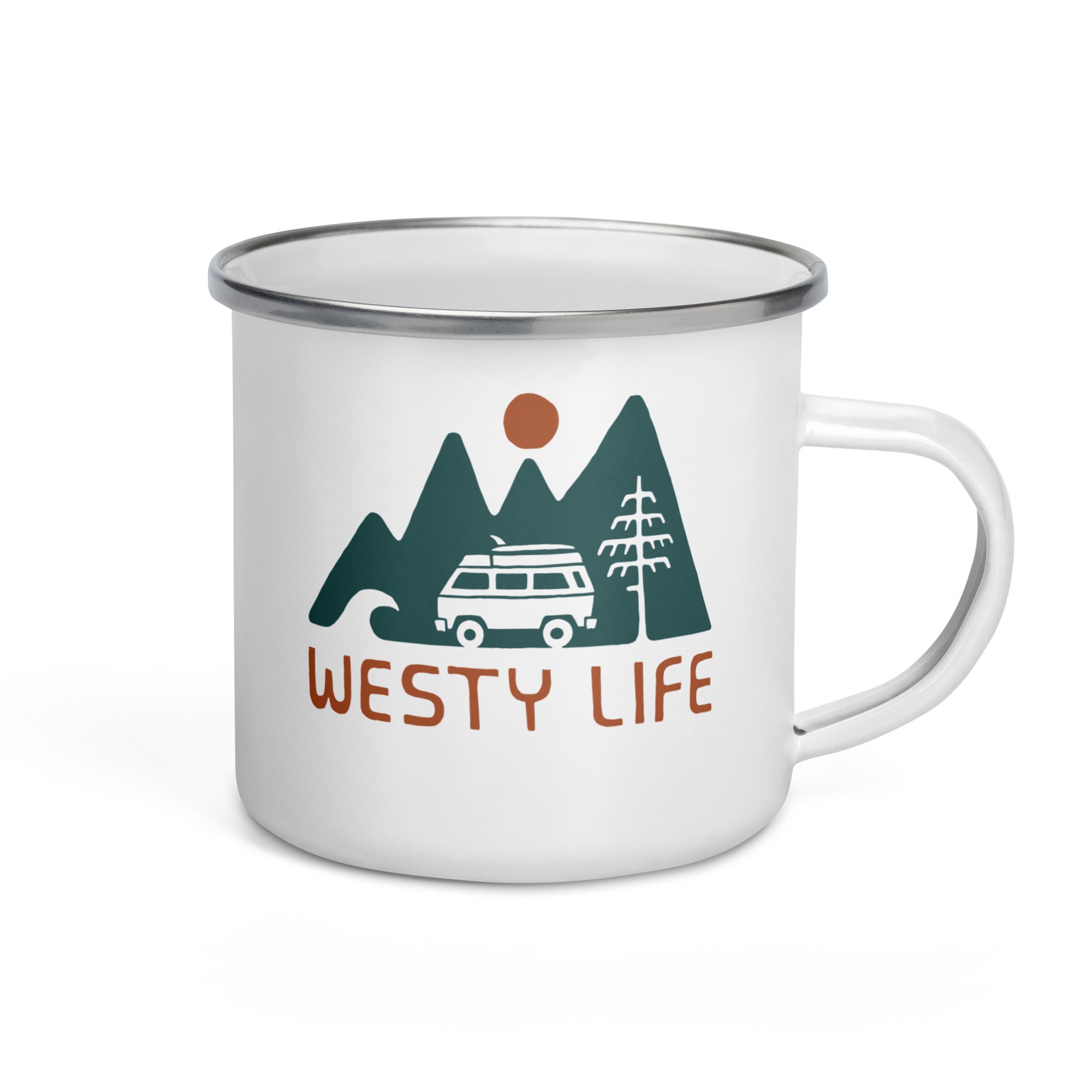 Westy Life Enamel Mug - OVERLANDERS Outfitter