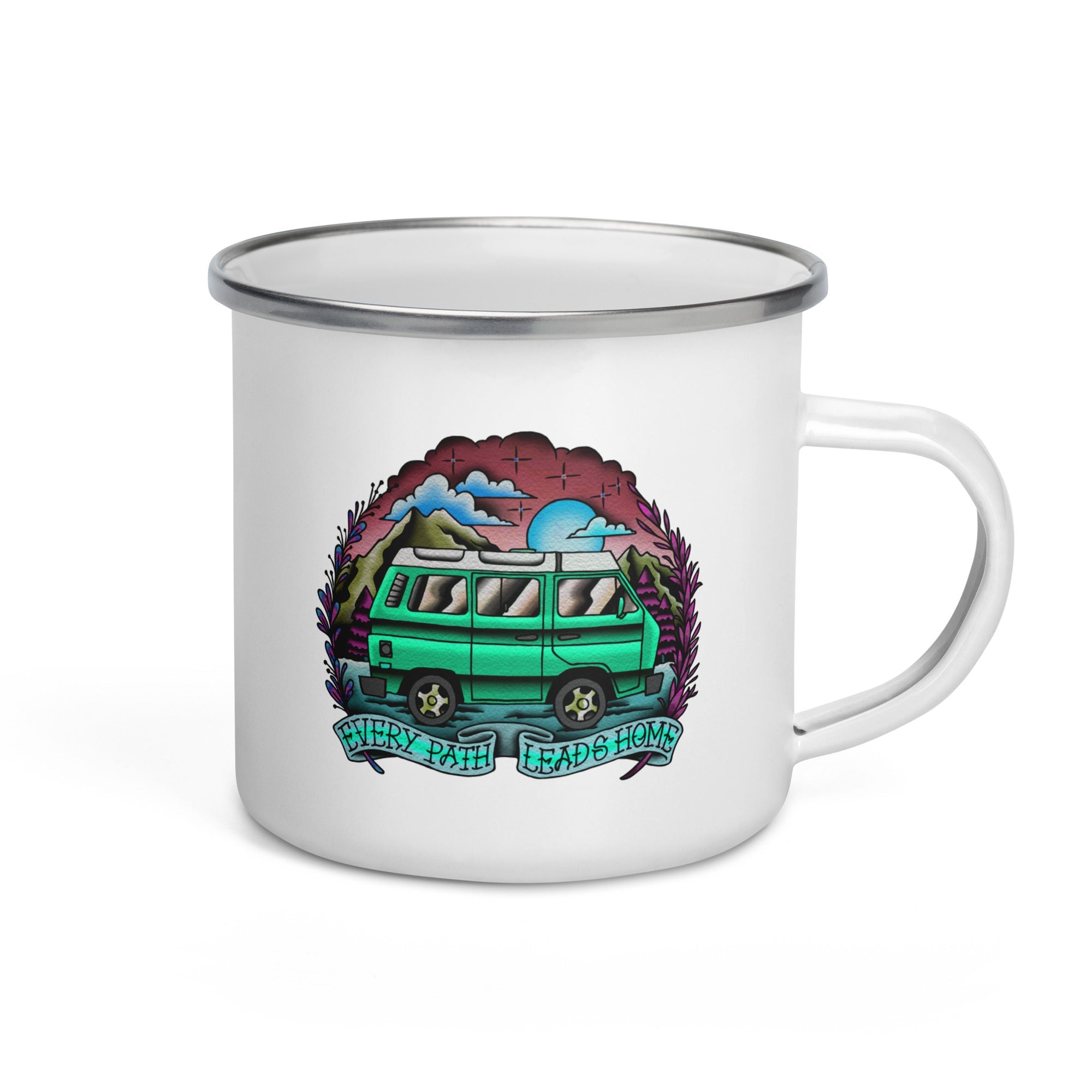 Every Path Leads Home Enamel Mug - OVERLANDERS Outfitter