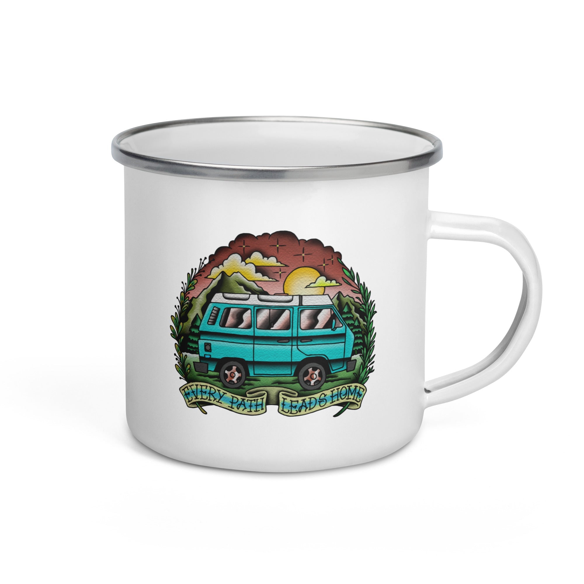 Every Path Leads Home Enamel Mug - OVERLANDERS Outfitter