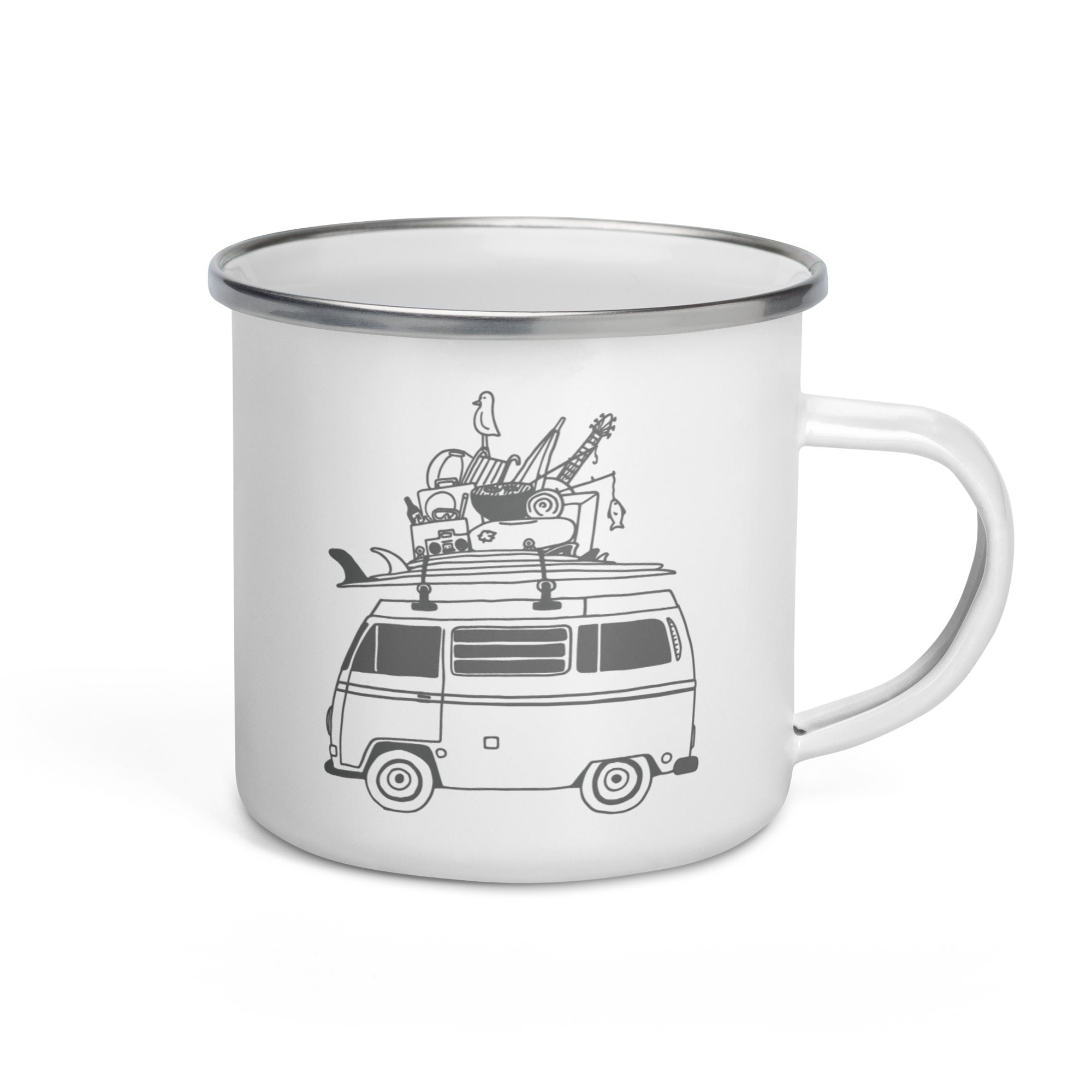 RAD Bus Enamel Mug - OVERLANDERS Outfitter