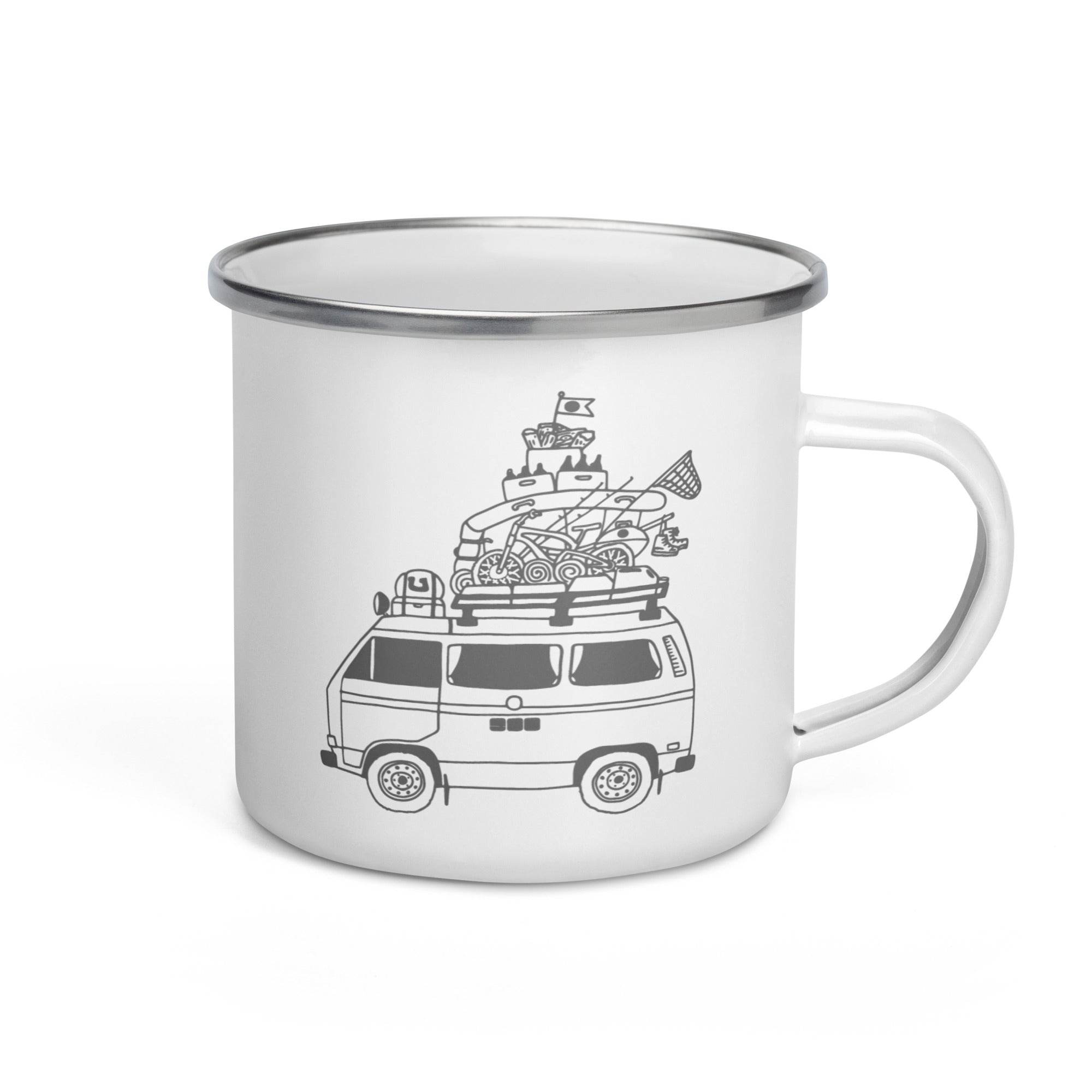 RAD Vanagon Enamel Mug - OVERLANDERS Outfitter