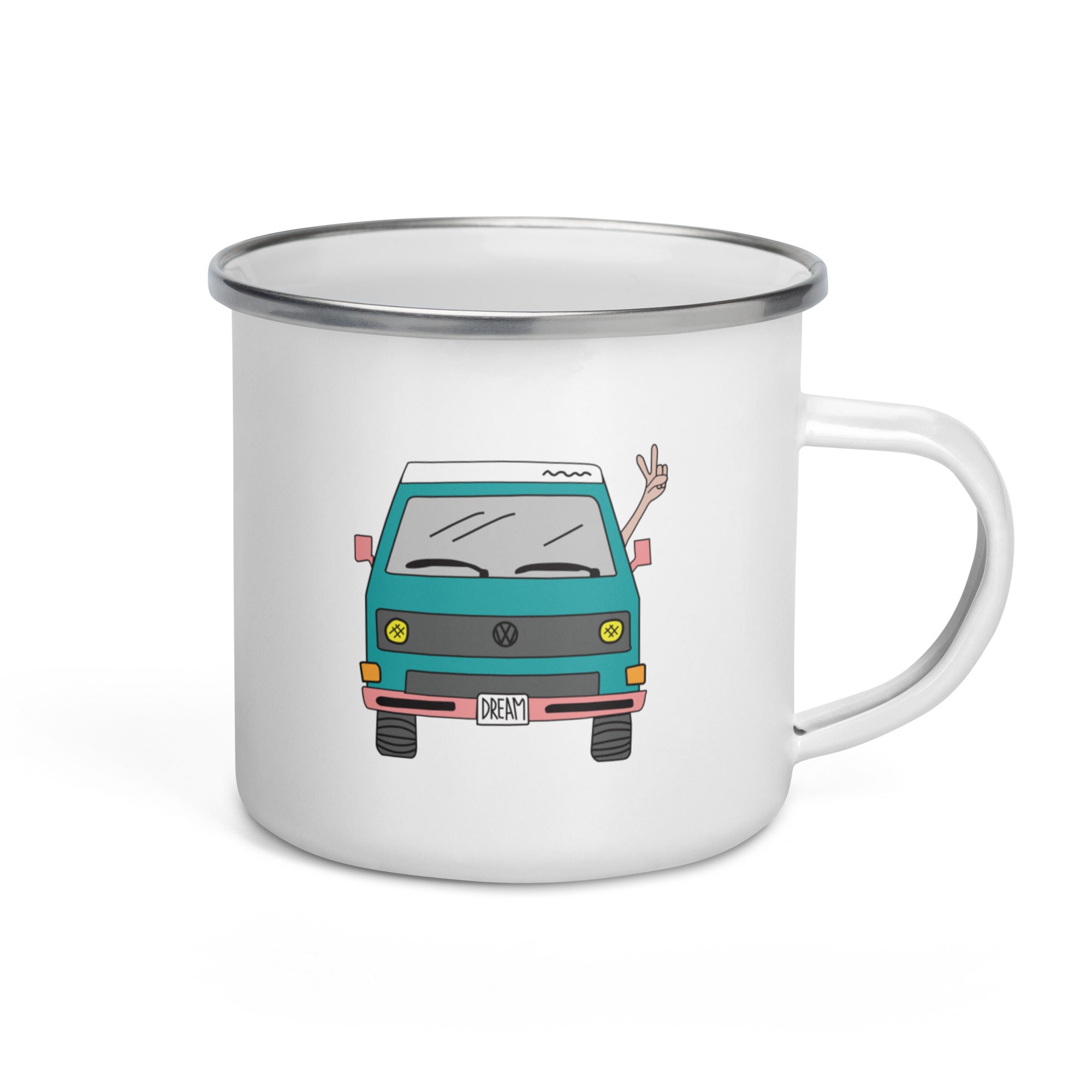 Dream Machine Enamel Mug - OVERLANDERS Outfitter
