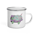 High-Top Hazel Unicorn Enamel Mug - OVERLANDERS Outfitter