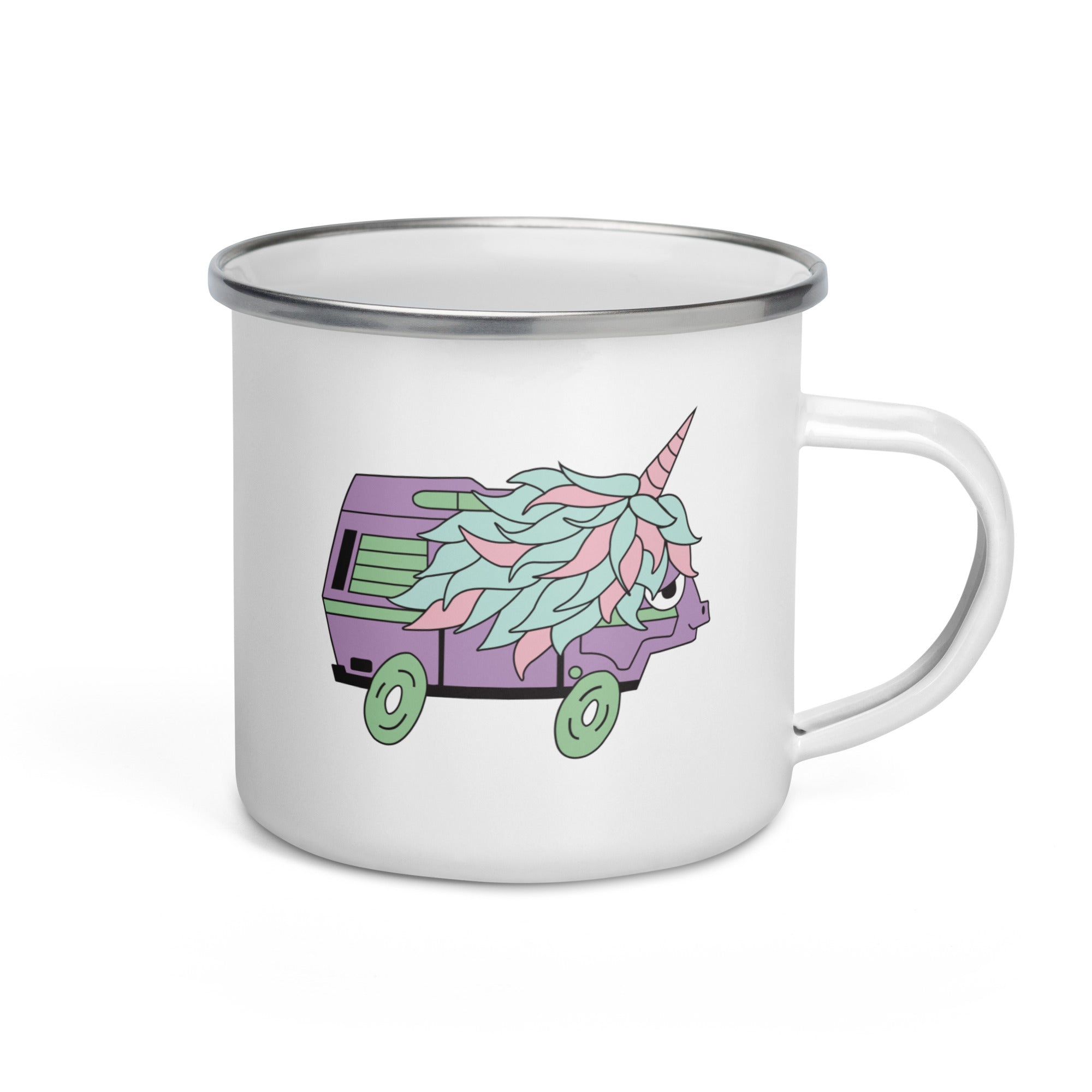 High-Top Hazel Unicorn Enamel Mug - OVERLANDERS Outfitter