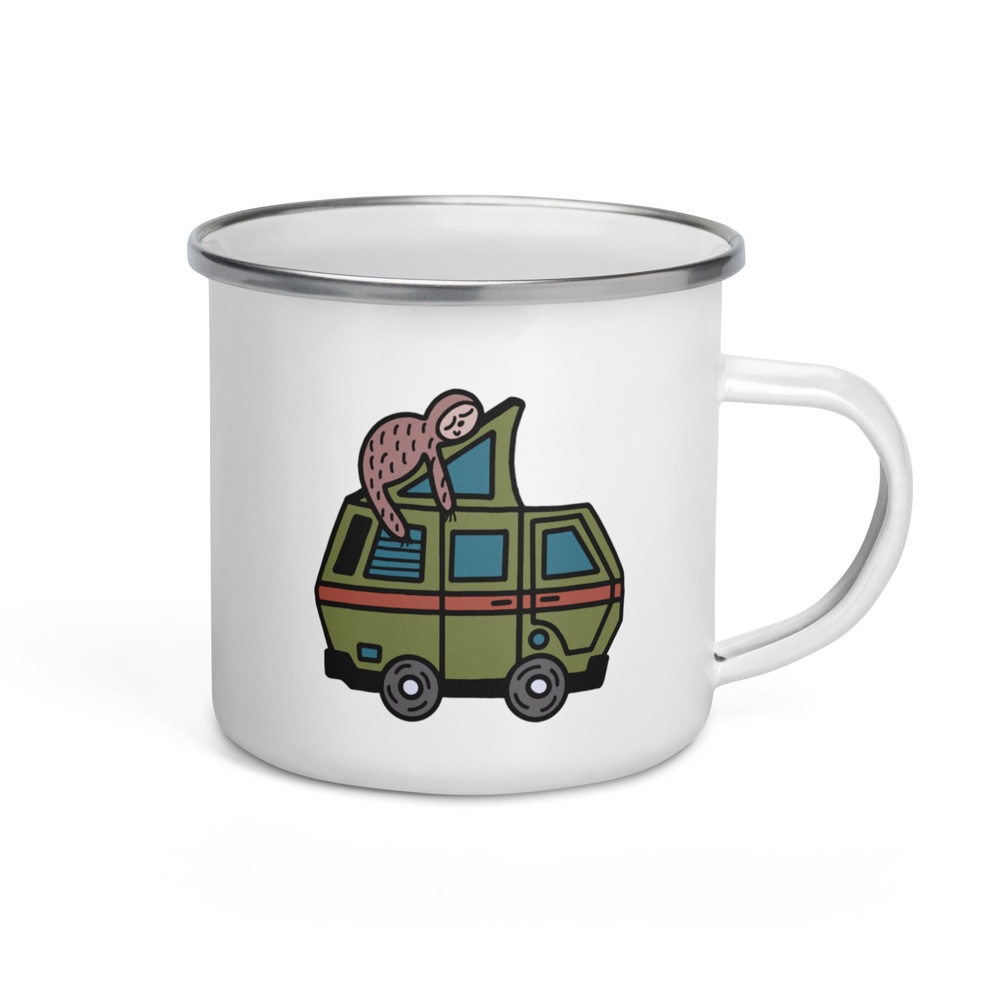 Stewie Sloth Enamel Mug - OVERLANDERS Outfitter