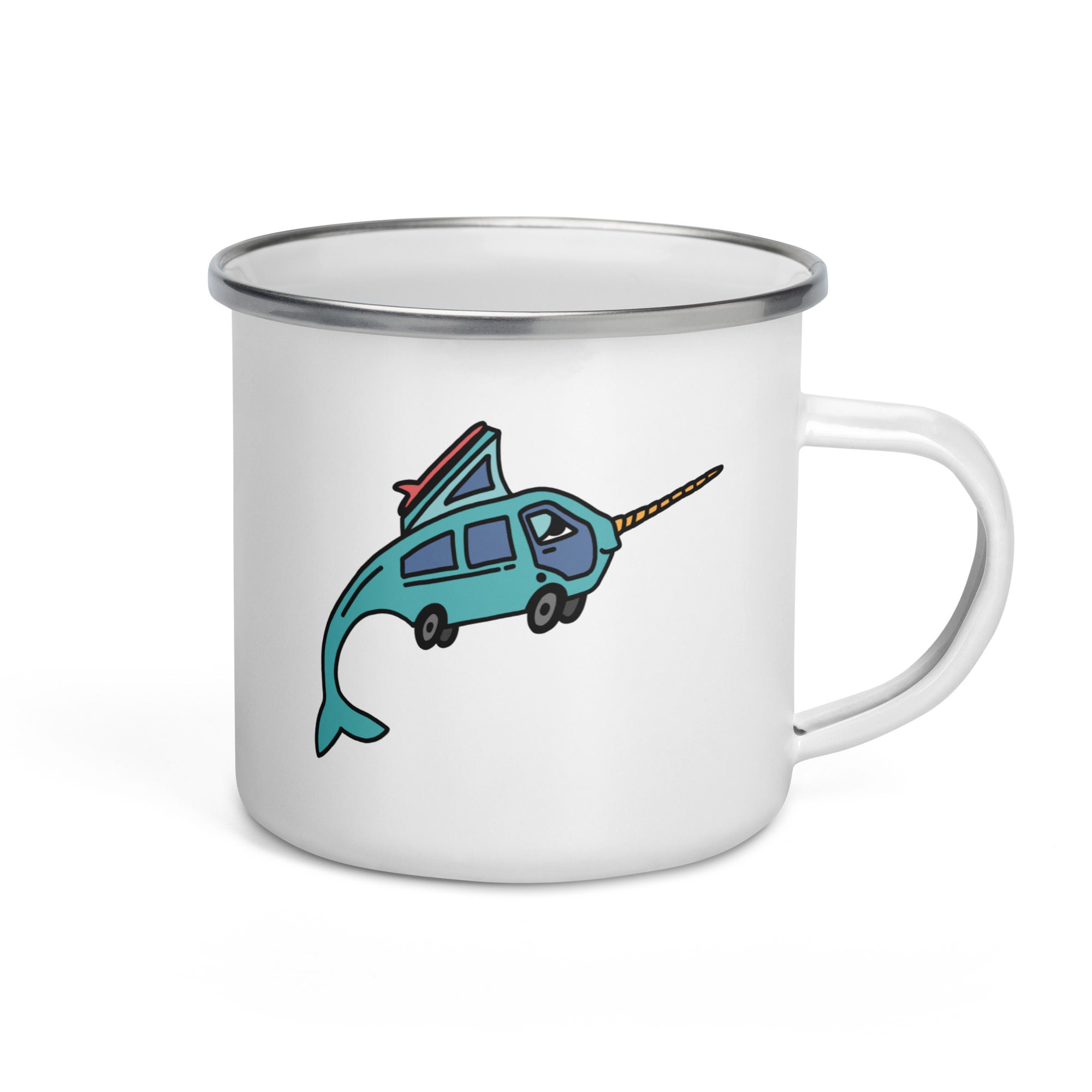 Narwhal Ned Enamel Mug - OVERLANDERS Outfitter