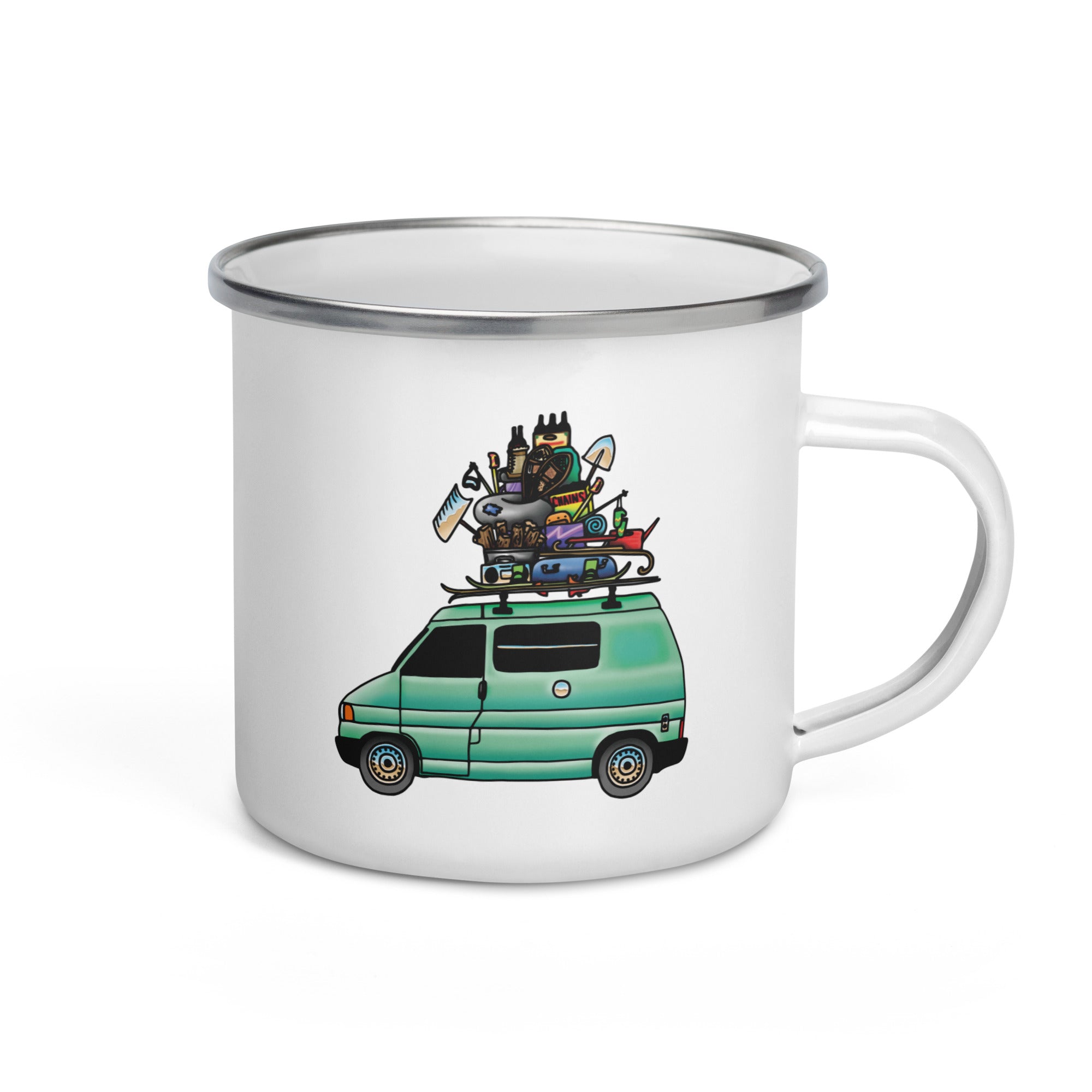 RAD Eurovan Enamel Mug - OVERLANDERS Outfitter