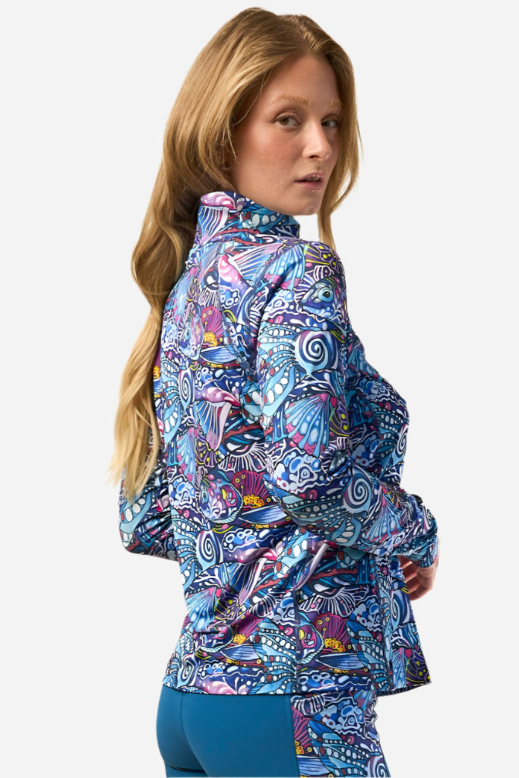 Enchanted Grayling 1/4 Zip Sunshirt - OVERLANDERS Outfitter