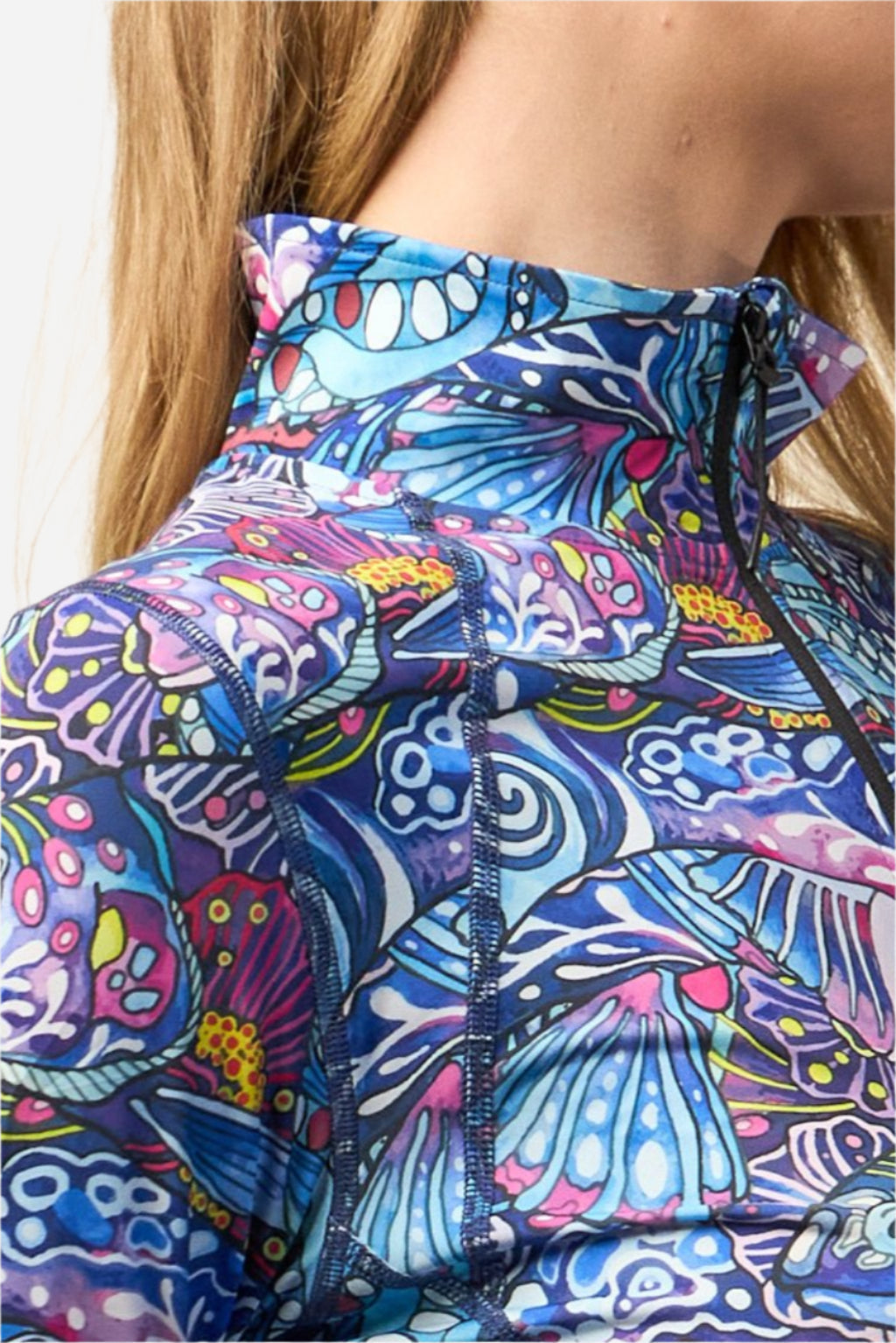 Enchanted Grayling 1/4 Zip Sunshirt - OVERLANDERS Outfitter