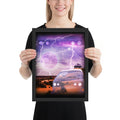 Epic Wolf Van Framed Poster - OVERLANDERS Outfitter