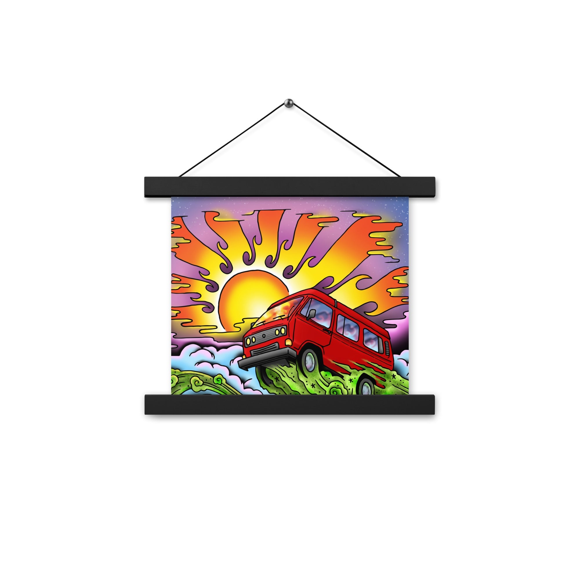 Van & Sun Hanging Wall Poster - OVERLANDERS Outfitter