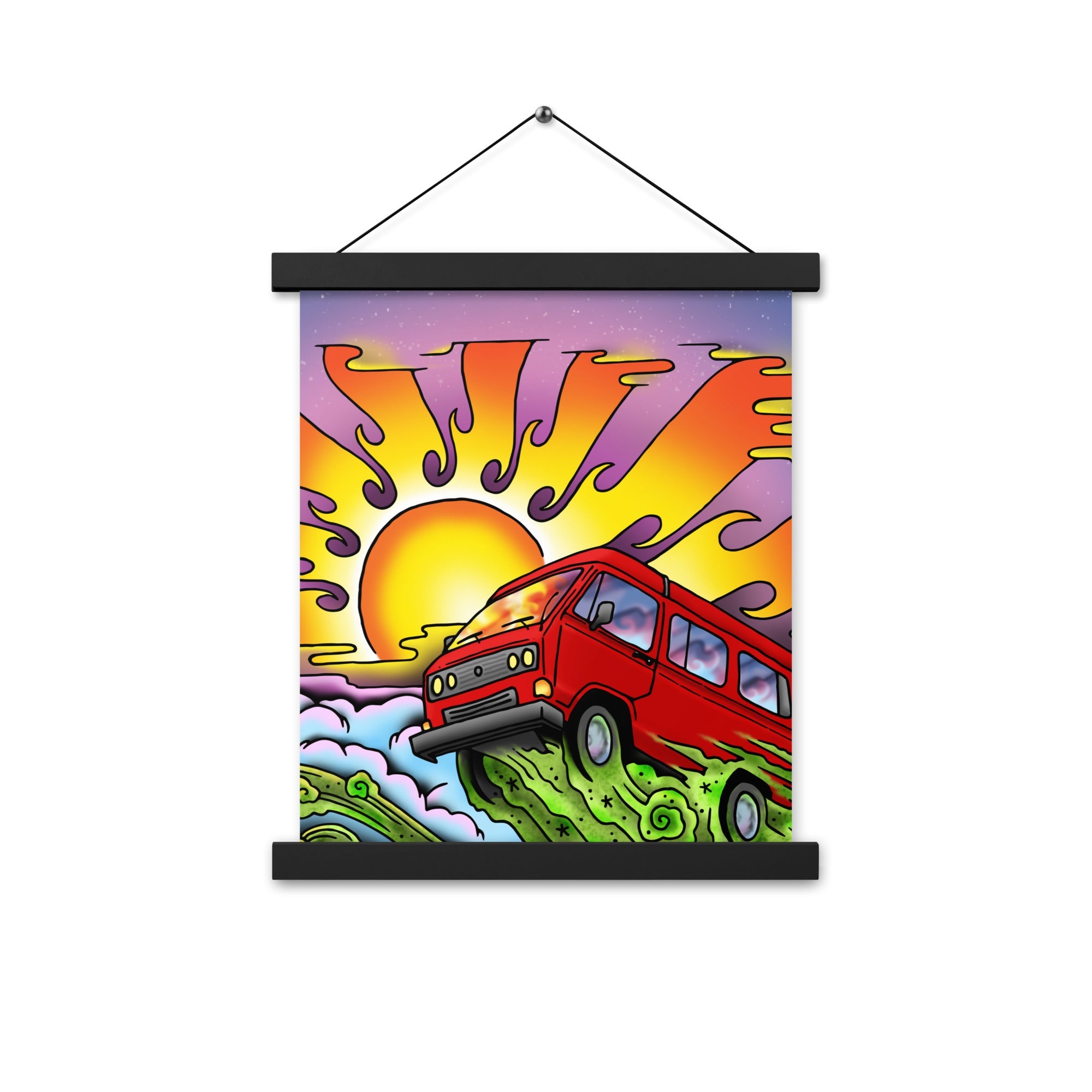 Van & Sun Hanging Wall Poster - OVERLANDERS Outfitter