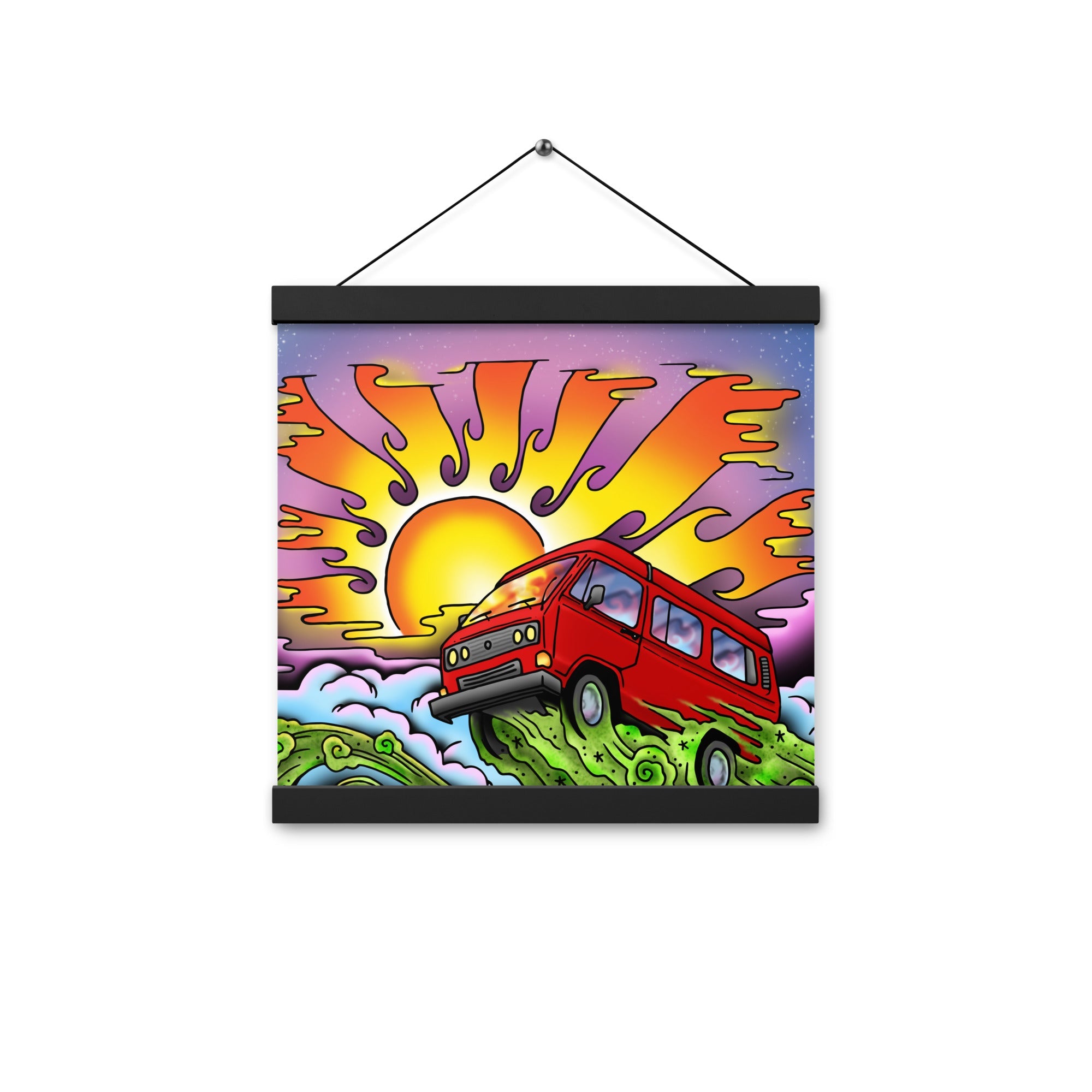 Van & Sun Hanging Wall Poster - OVERLANDERS Outfitter