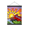 Van & Sun Hanging Wall Poster - OVERLANDERS Outfitter