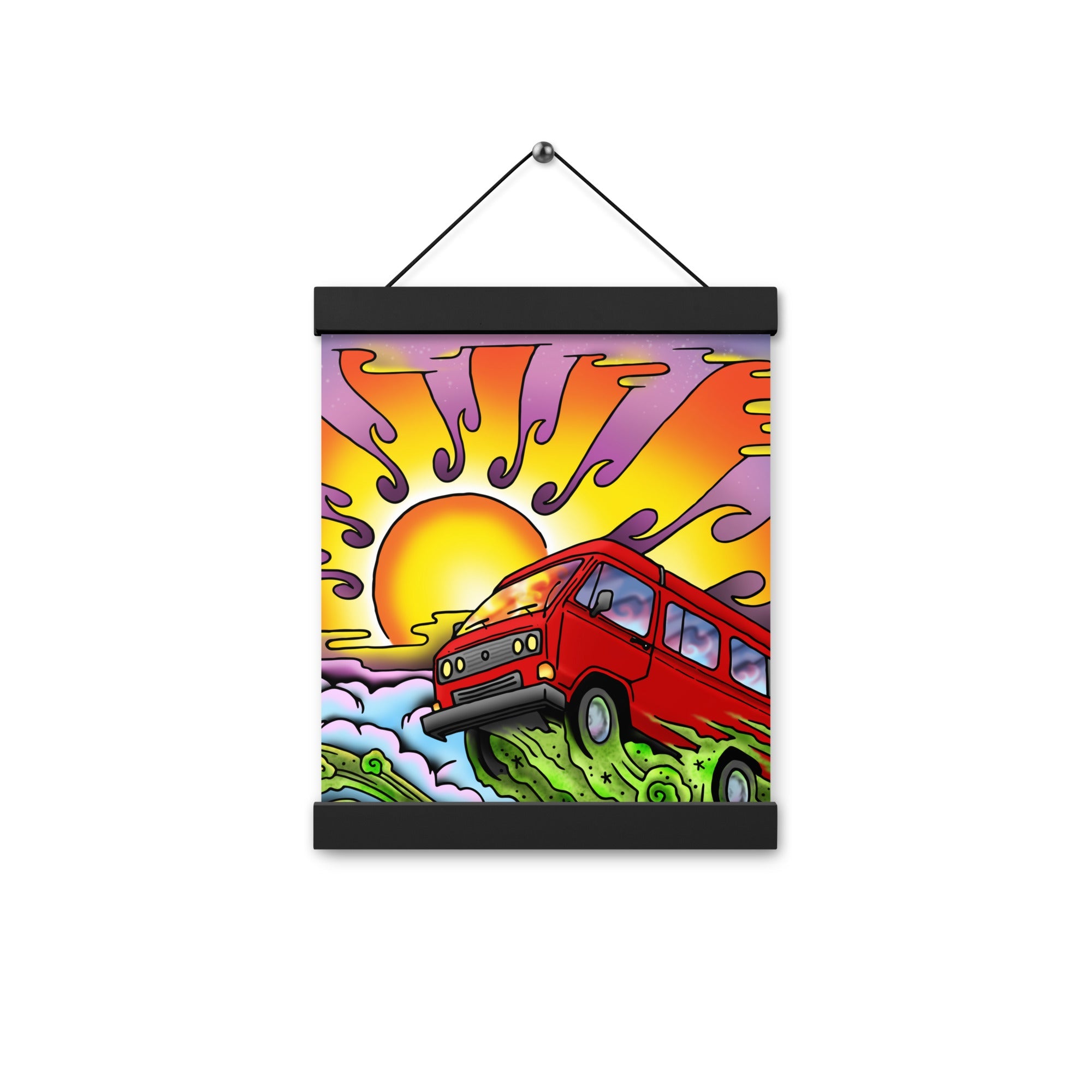Van & Sun Hanging Wall Poster - OVERLANDERS Outfitter