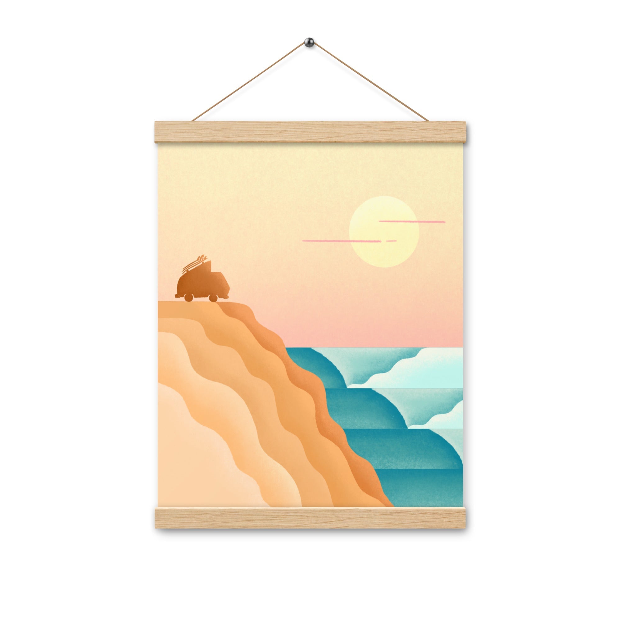 Baja Surf Hanging Poster - OVERLANDERS Outfitter