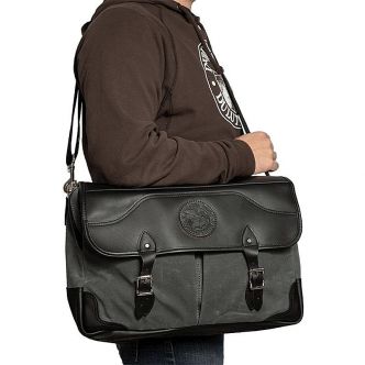 Backcountry Sportsman Entrepreneur Briefcase in navy, featuring sturdy handles, multiple compartments, and professional design.