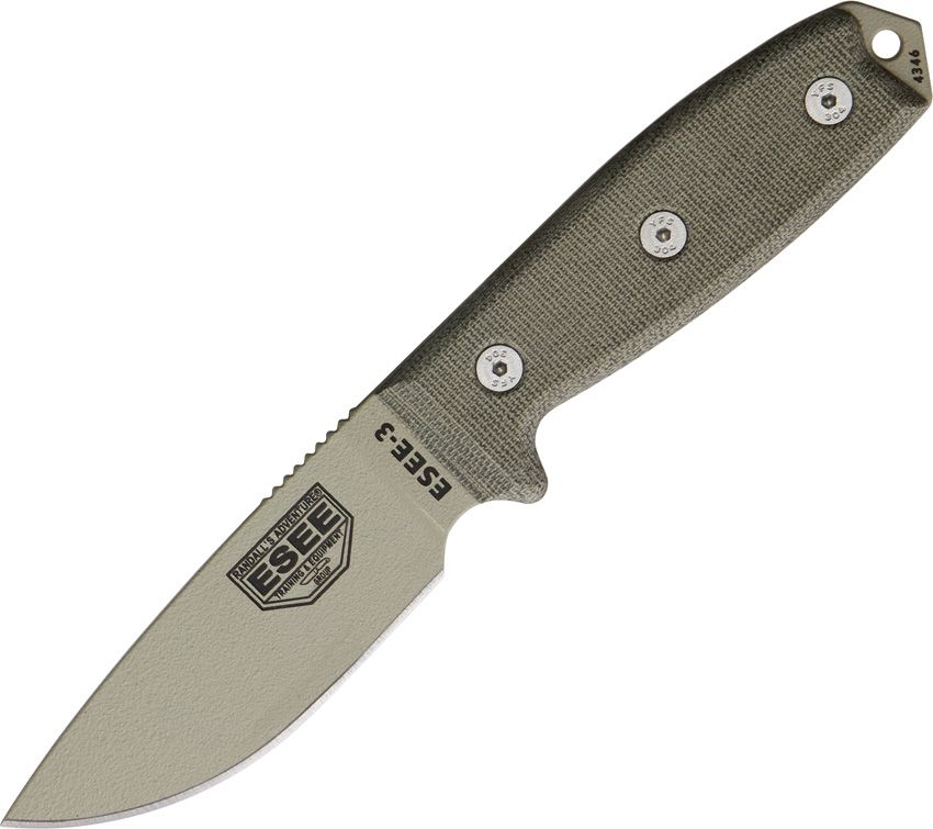 Esee Model 3 Desert Tan Blade Knife