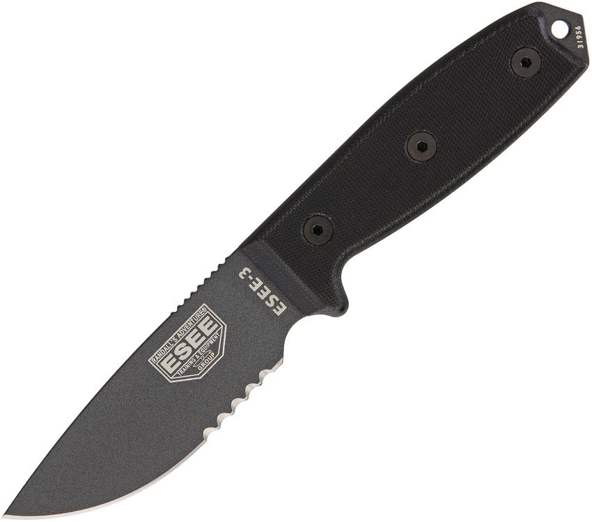 Esee Model 3 Serrated Tactical Knife - OVERLANDERS Outfitter