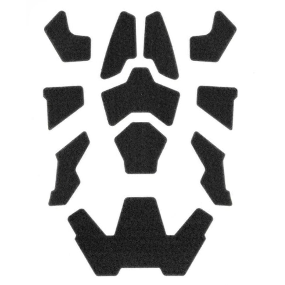 HCC Tactical universal exterior loop replacement for helmets, shown attached to a tactical helmet in a close-up view.
