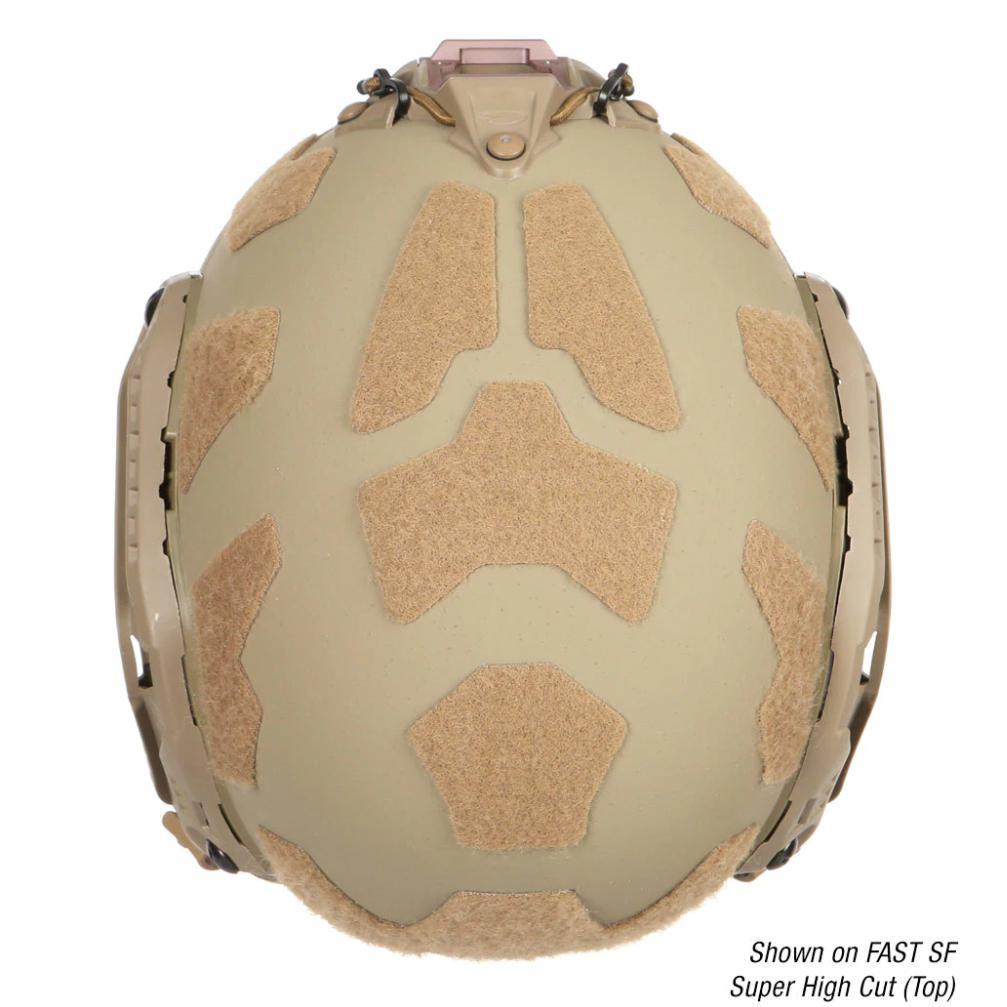 Universal exterior loop replacement for helmets, compatible with Ops-Core helmets, by HCC Tactical, shown on a tactical helmet.