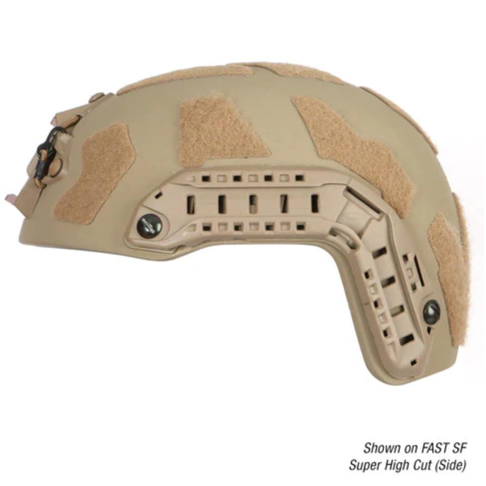 Universal exterior loop replacement for helmets by HCC Tactical, shown on an Ops-Core helmet exterior.