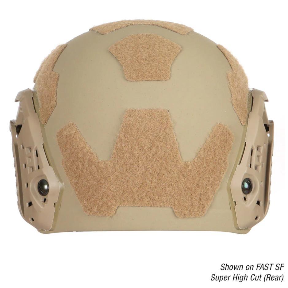 Universal exterior loop replacement for helmets, designed by HCC Tactical, shown attached to a tactical helmet.