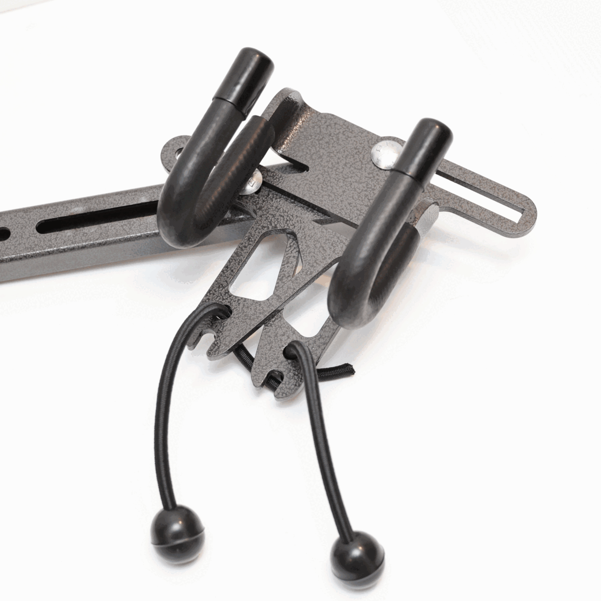 Lolo Racks DIY bike carrier attachment compatible with DH and e-bikes, shown as a functional accessory for bike rack customization.