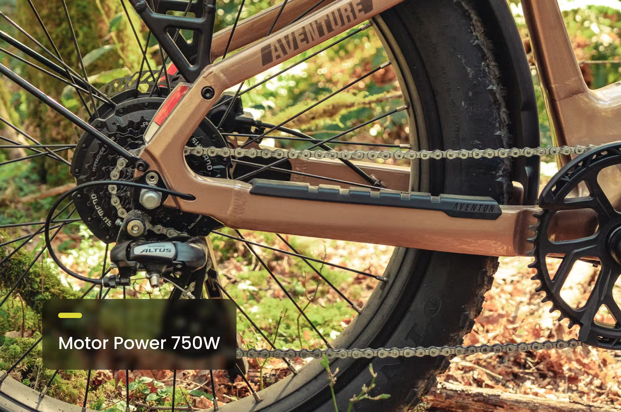 Rex E-Bikes Aventon Aventure.3 step-through e-bike with a sleek frame and ergonomic design, suitable for urban commuting and leisure riding.