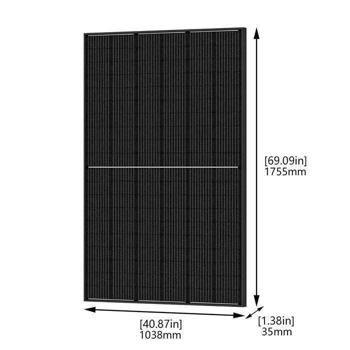 Green Vista Living Nature's Generator Powerhouse Gold solar generator system with multiple outlets and solar panels for clean energy.