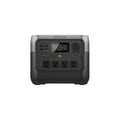 Green Vista Living EcoFlow RIVER 2 Pro portable solar generator with multiple outlets and compact design for outdoor power needs.