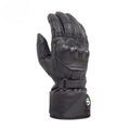 Bean's Moto Booth STAR FIELD KNIGHT™ heated motorcycle winter gloves, black with textured grip and adjustable straps, for cold weather riding.