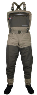 Paramount Outdoors Slate Breathable Stockingfoot Full Wrap 6-Ply Fishing Chest Wader (Large) - OVERLANDERS Outfitter
