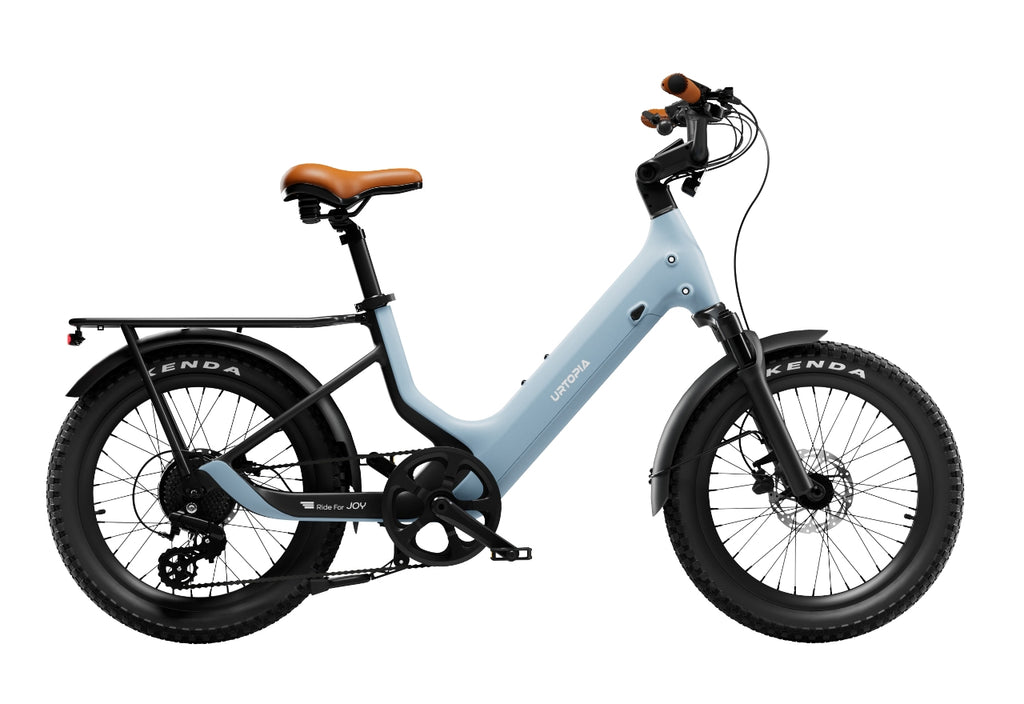 Rex E-Bikes Urtopia Joy Carbon E-Bike with sleek frame, electric motor, and modern cycling design, ready for urban riding.
