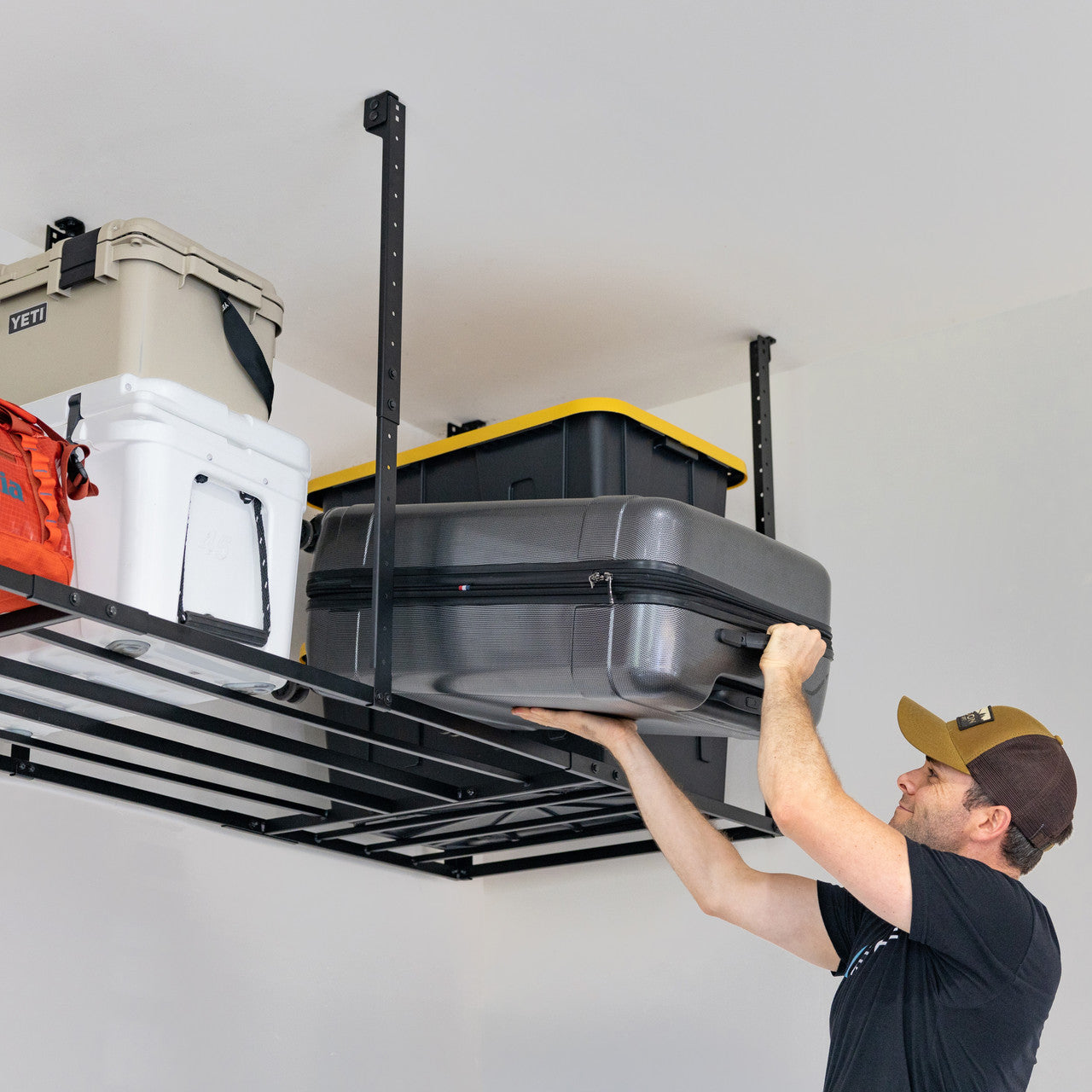 3' x 8' Faber Overhead Garage Shelving | Holds 700 lbs - OVERLANDERS Outfitter