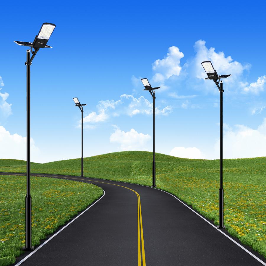 1500W solar street light with 20ft /16ft pole - OVERLANDERS Outfitter