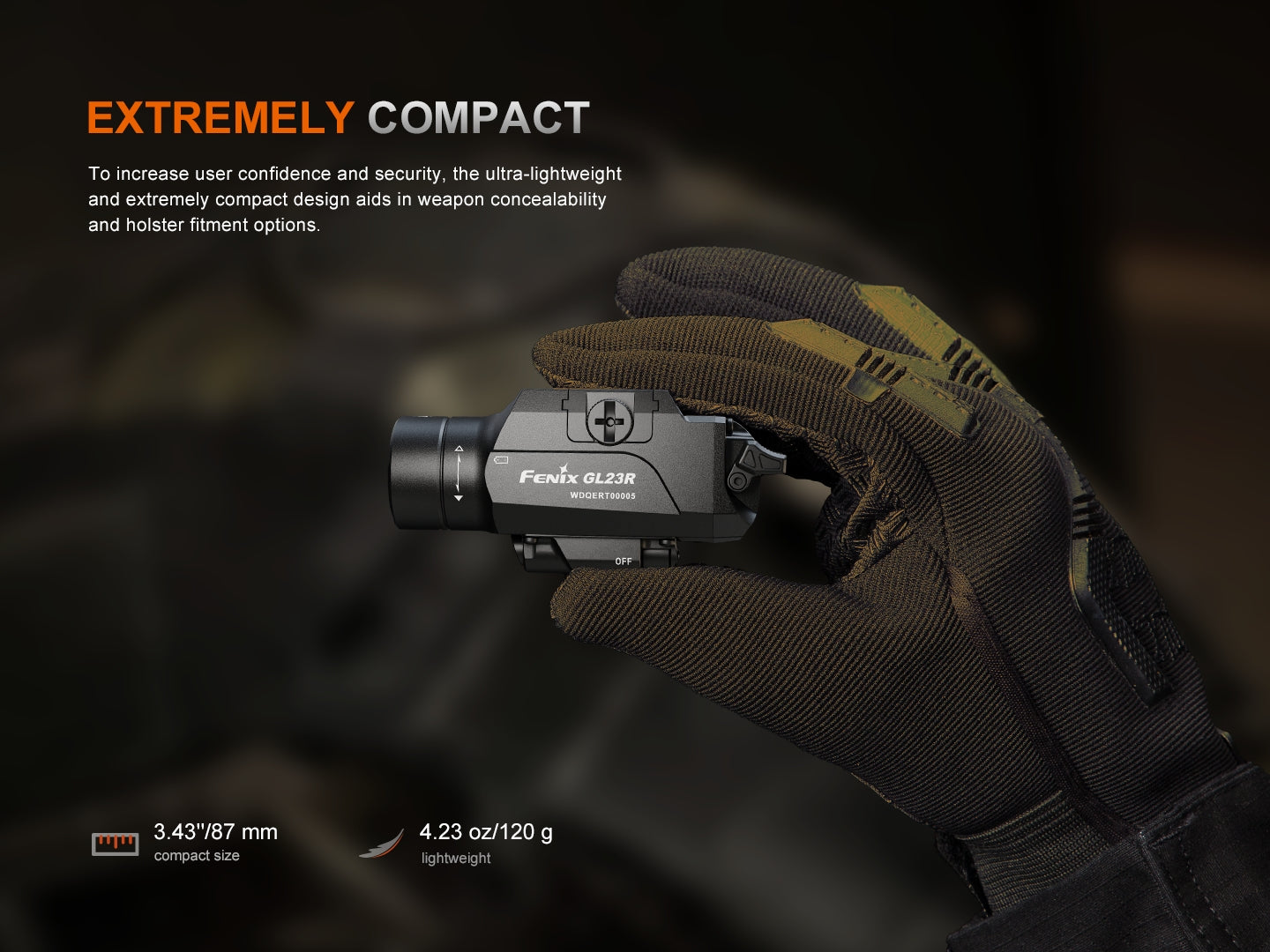 Fenix GL23R Green Laser Tactical Light - We The Collective