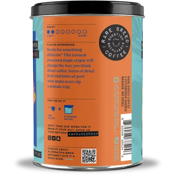 Natural Process Whole Bean Coffee, Wild Muse, 10oz - OVERLANDERS Outfitter