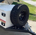 Rustic Mountain Overland Trailer Spare Tire & Mount - OVERLANDERS Outfitter