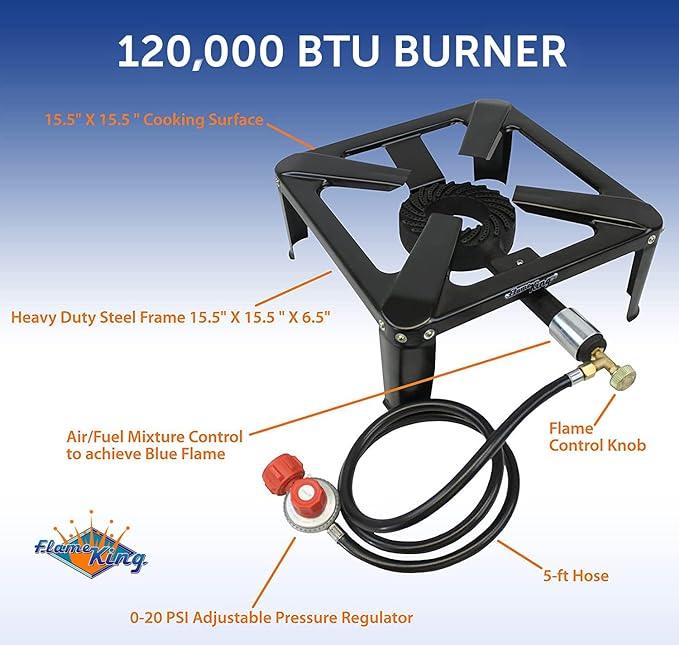 Flame King 120K BTU Eco Cooker Single Burner Stove - We The Collective