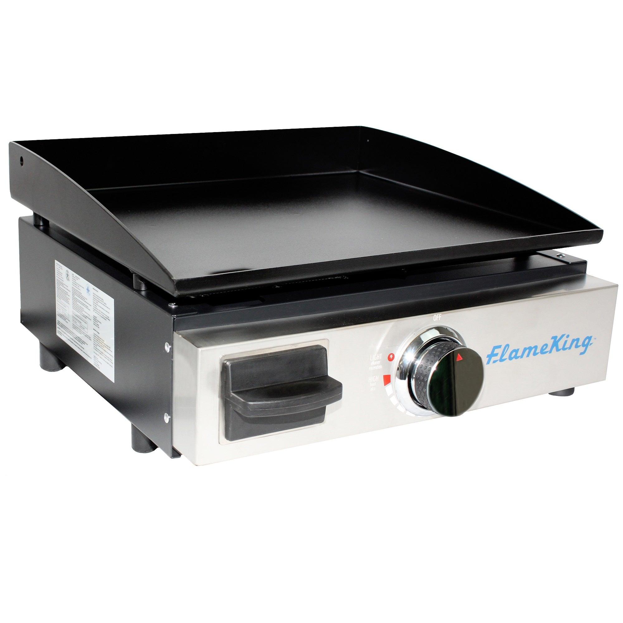 Flame King 17 inch LP Griddle with Small Regulator for RV pullout - We The Collective